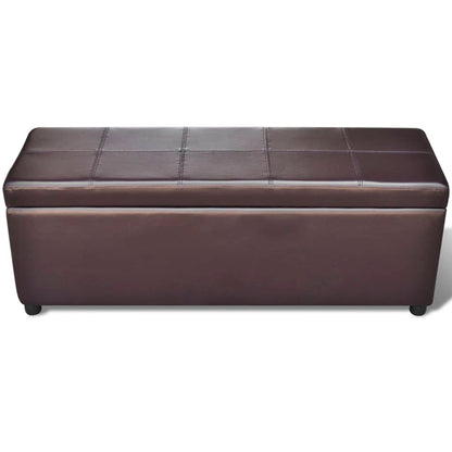 Cassapanca Lunga in Legno Marrone
