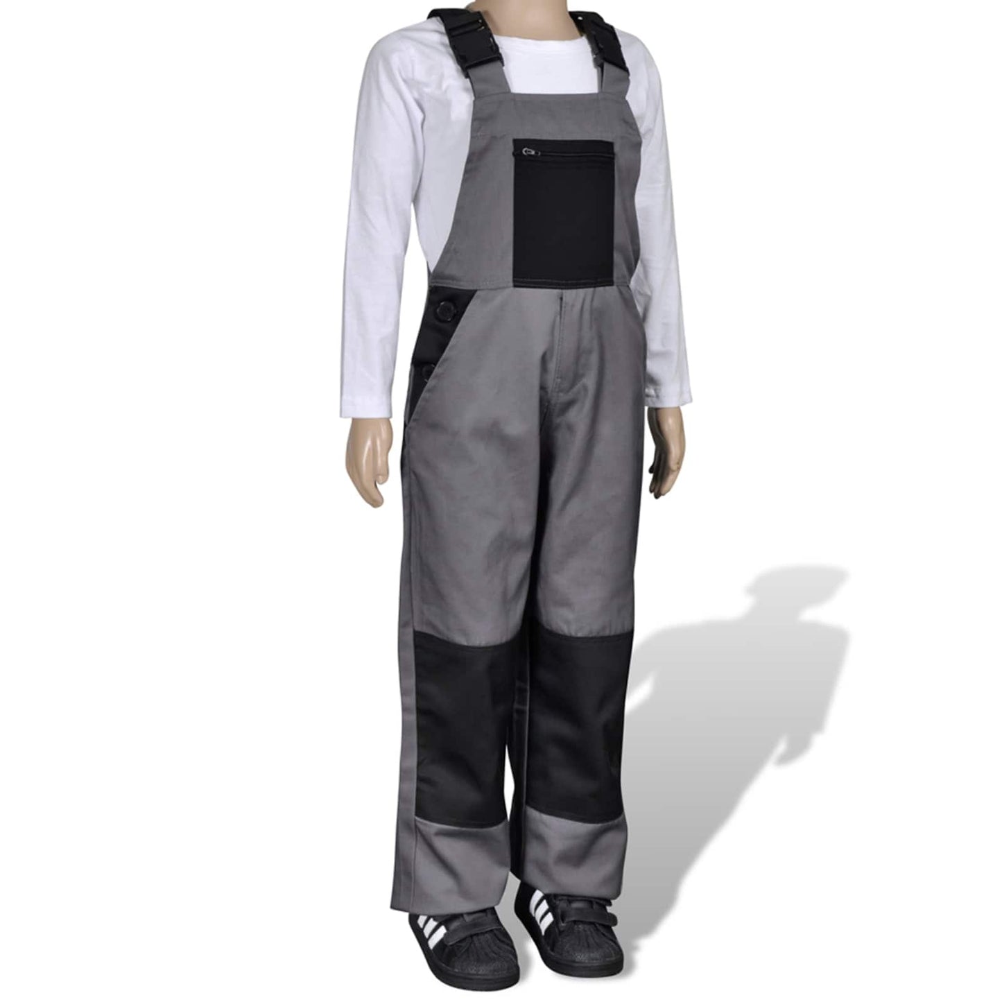 Pantaloni con Bavaglino Grigio 98 / 104