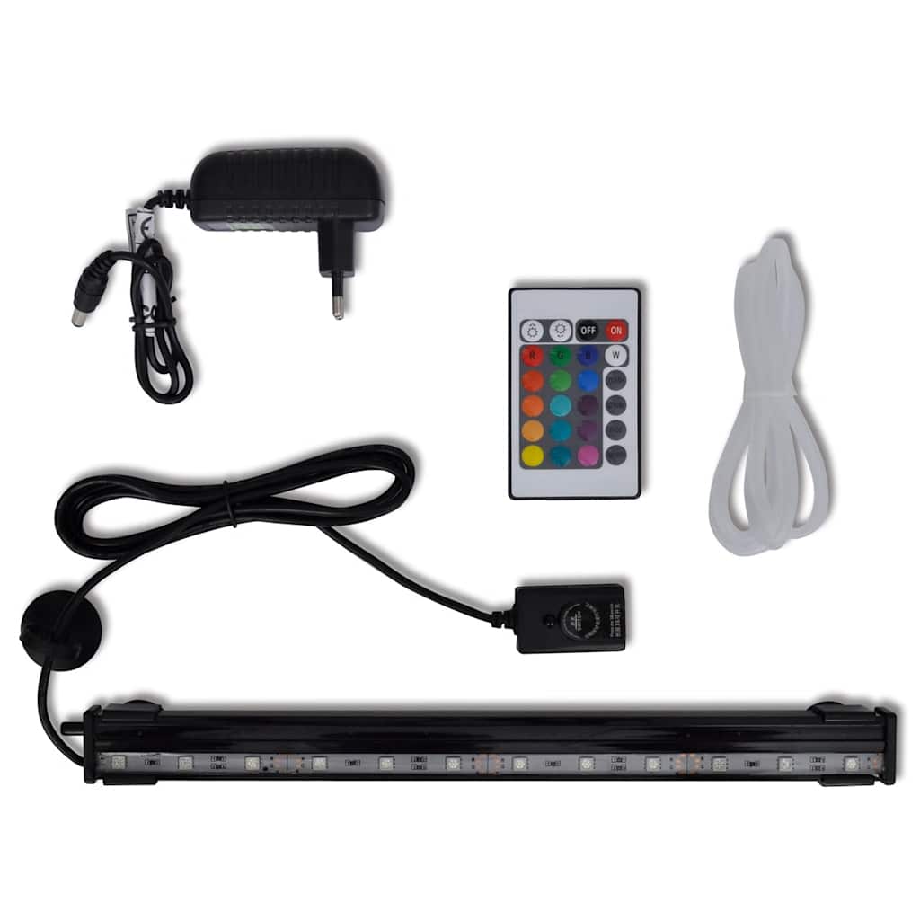 Luce LED Acquario Sommergibile con Bolle RGB 32 cm