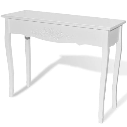 Tavolo Consolle da Trucco Bianco