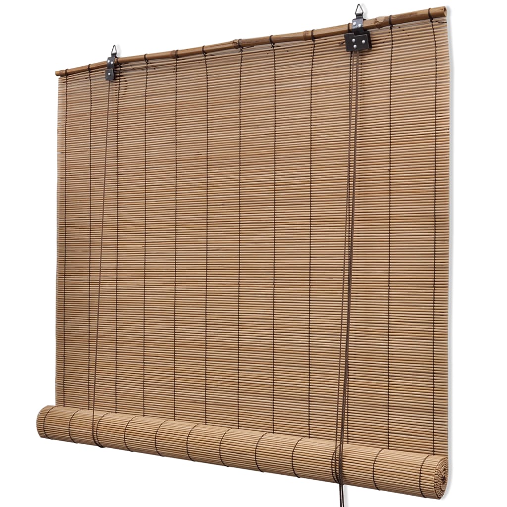 Tende a Rullo in BambÃƒÆ’Ã‚Â¹ Marrone 140x160 cm