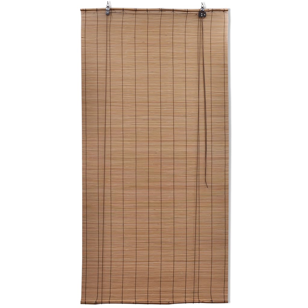 Tende a Rullo in BambÃ¹ Marrone 150x220 cm