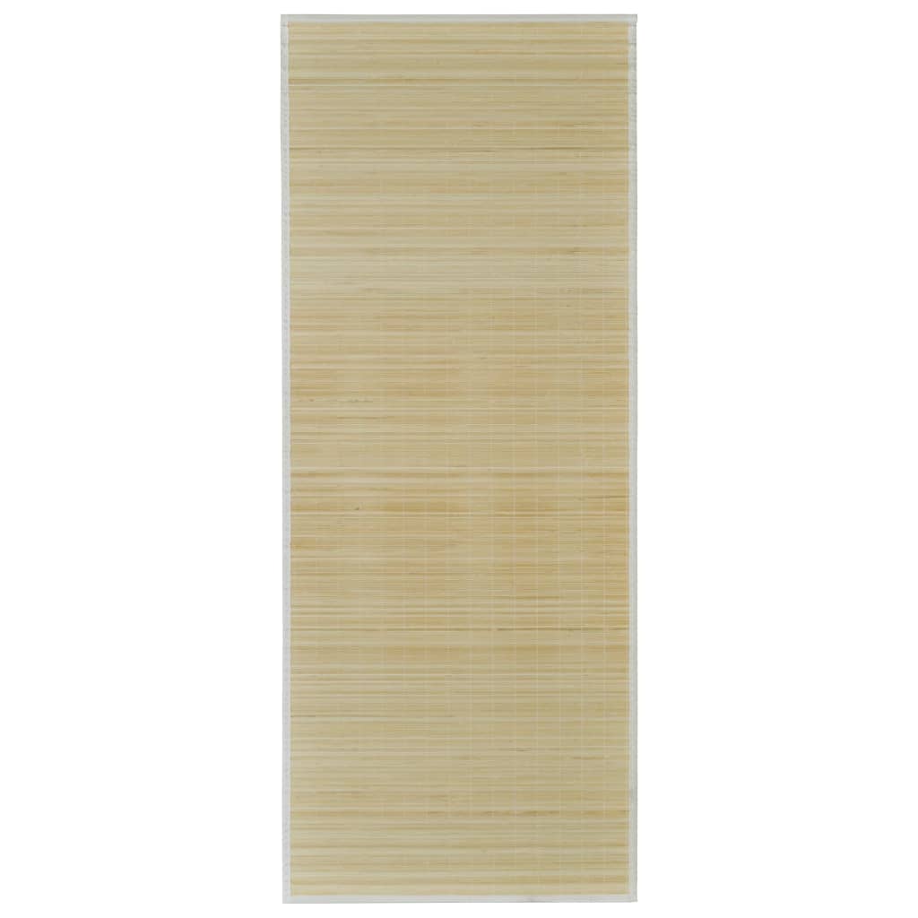 Tappeto Rettangolare in BambÃ¹ Naturale 80 x 200 cm