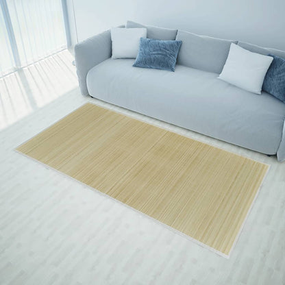 Tappeto Rettangolare in BambÃ¹ Naturale 80 x 200 cm