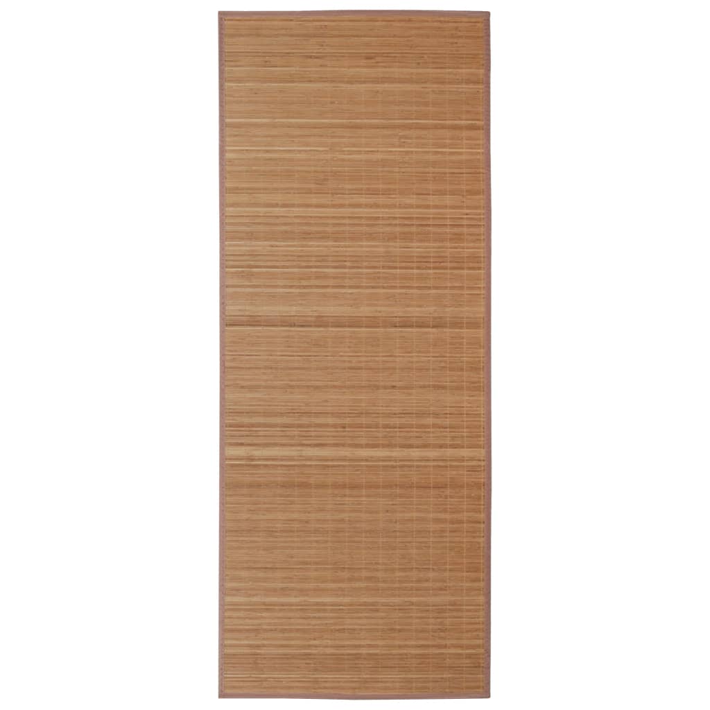 Tappeto Rettangolare in BambÃ¹ Marrone 120 x 180 cm