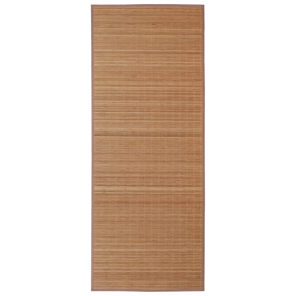 Tappeto Rettangolare in BambÃ¹ Marrone 150 x 200 cm