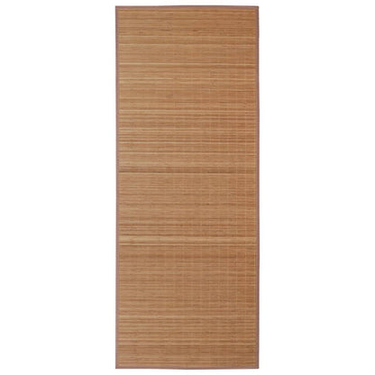 Tappeto Rettangolare in BambÃ¹ Marrone 150 x 200 cm