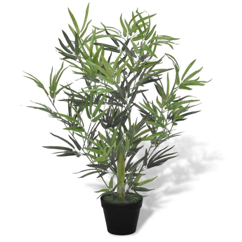 Albero BambÃ¹ Artificiale con Vaso 80 cm