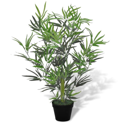 Albero BambÃ¹ Artificiale con Vaso 80 cm