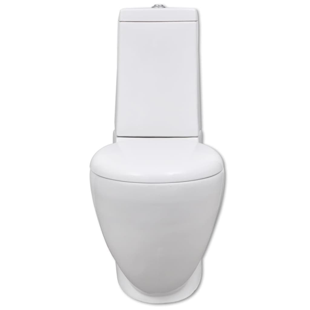 Set Toilette e BidÃƒÂ¨ in Ceramica Bianca