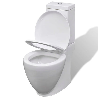 Set Toilette e BidÃƒÂ¨ in Ceramica Bianca