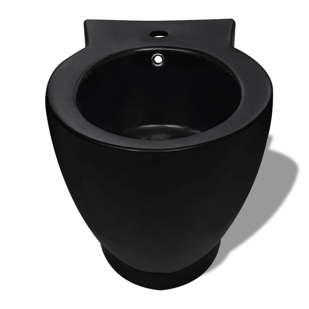 Set Toilette e BidÃ¨ in Ceramica Nero