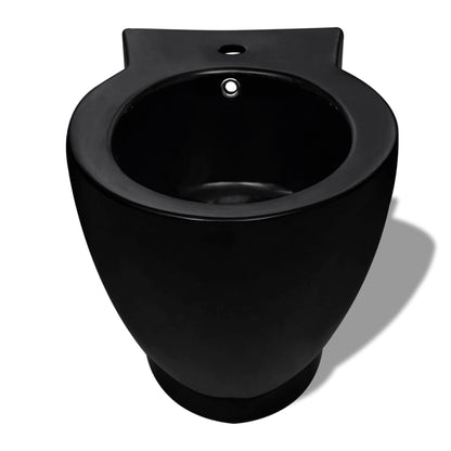 Set Toilette e BidÃ¨ in Ceramica Nero