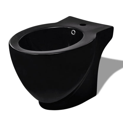 Set Toilette e BidÃ¨ in Ceramica Nero