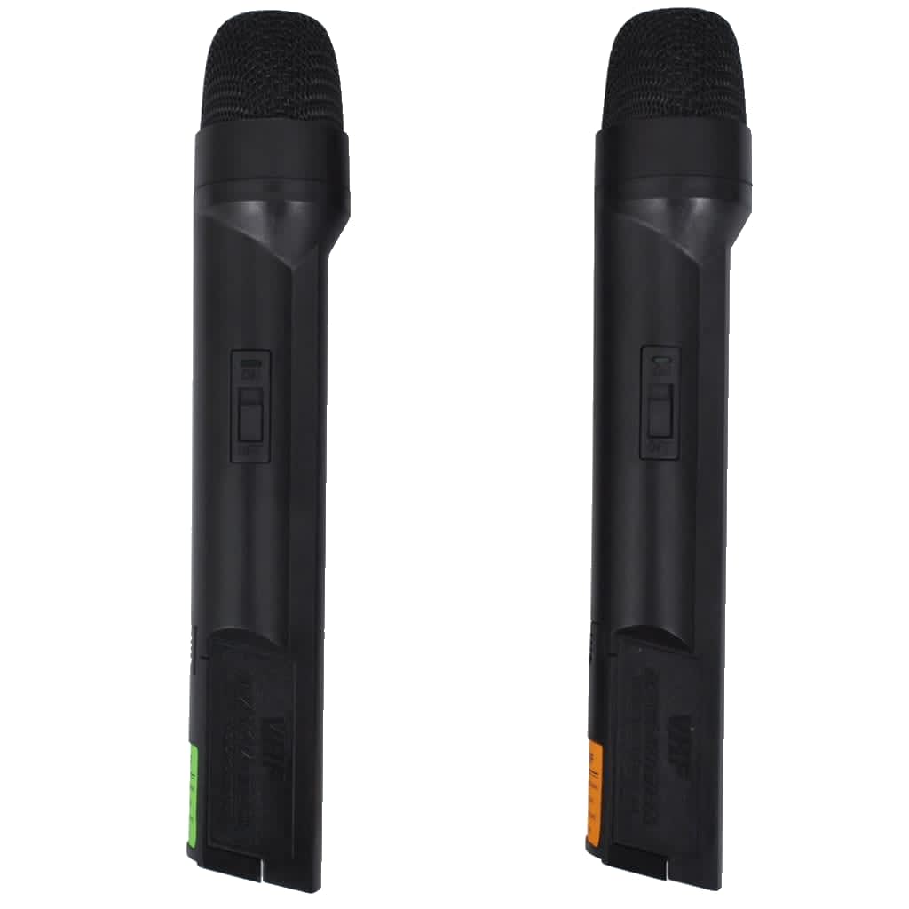 Ricevitore con 2 Microfoni Wireless VHF