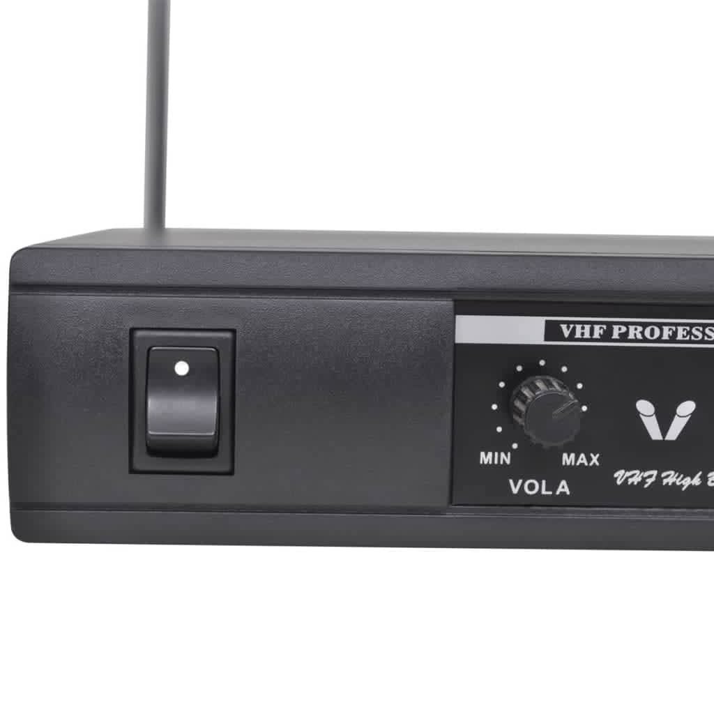 Ricevitore con 2 Microfoni Wireless VHF