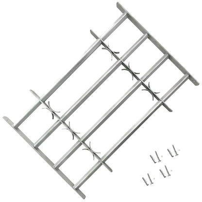 Grate per Finestre Regolabili 4 Barre Trasversali 500-650 mm