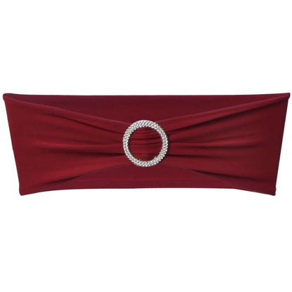 Fascia Elasticizzata BordÃƒÂ² Decorativa Sedia con Fibbia Diamante 25 pz