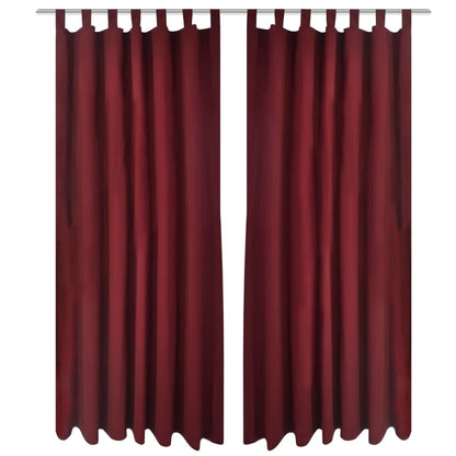 Tende Micro-Raso BordÃ² 2 pezzi con Occhielli 140 x 225 cm