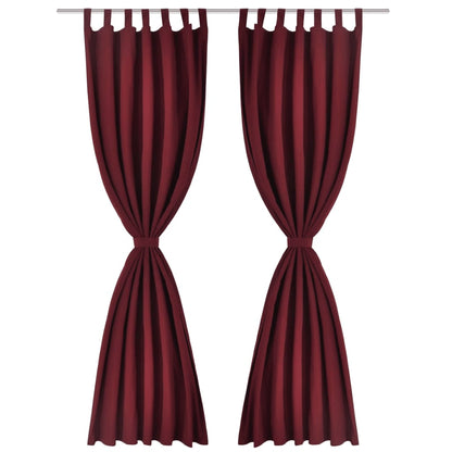 Tende Micro-Raso BordÃ² 2 pezzi con Occhielli 140 x 225 cm