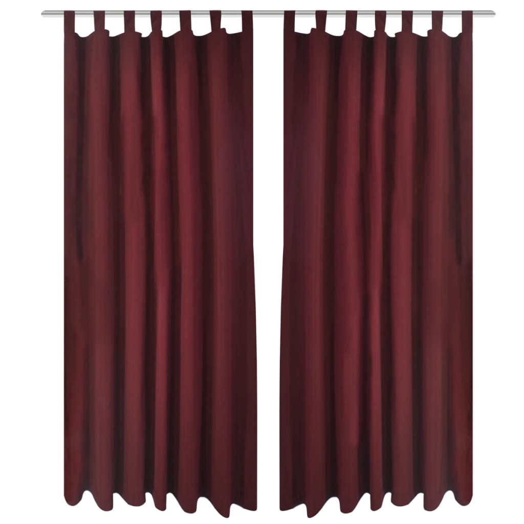 Tende Micro-Raso BordÃ² 2 pezzi con Occhielli 140 x 245 cm