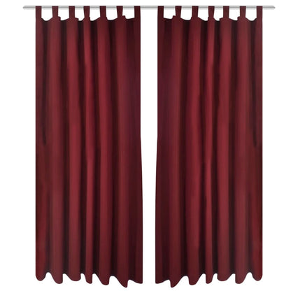 Tende Micro-Raso BordÃ² 2 pezzi con Occhielli 140 x 245 cm