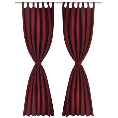Tende Micro-Raso BordÃ² 2 pezzi con Occhielli 140 x 245 cm