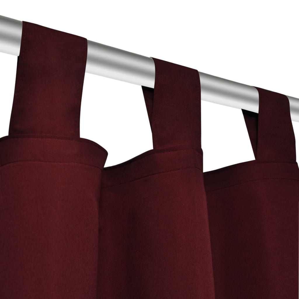 Tende Micro-Raso BordÃ² 2 pezzi con Occhielli 140 x 245 cm