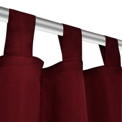 Tende Micro-Raso BordÃ² 2 pezzi con Occhielli 140 x 245 cm