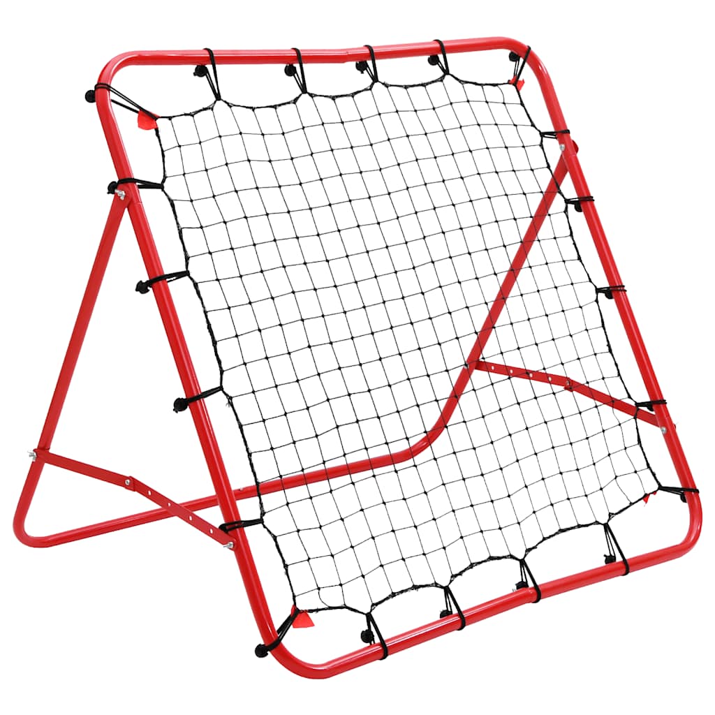 Rete a Rimbalzo da Calcio Regolabile 100 x 100 cm