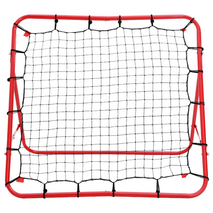 Rete a Rimbalzo da Calcio Regolabile 100 x 100 cm