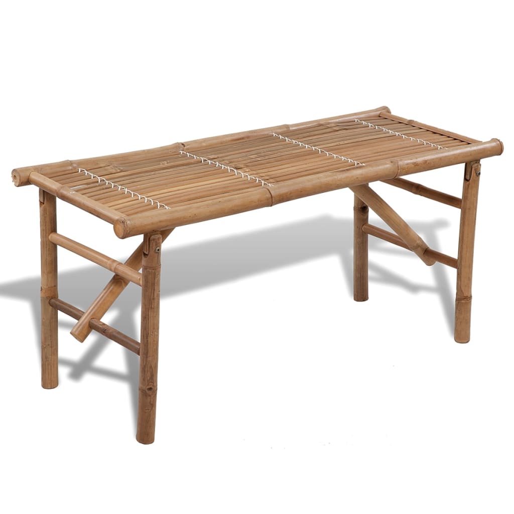 Panca da Giardino Pieghevole 118 cm in BambÃƒÆ’Ã‚Â¹