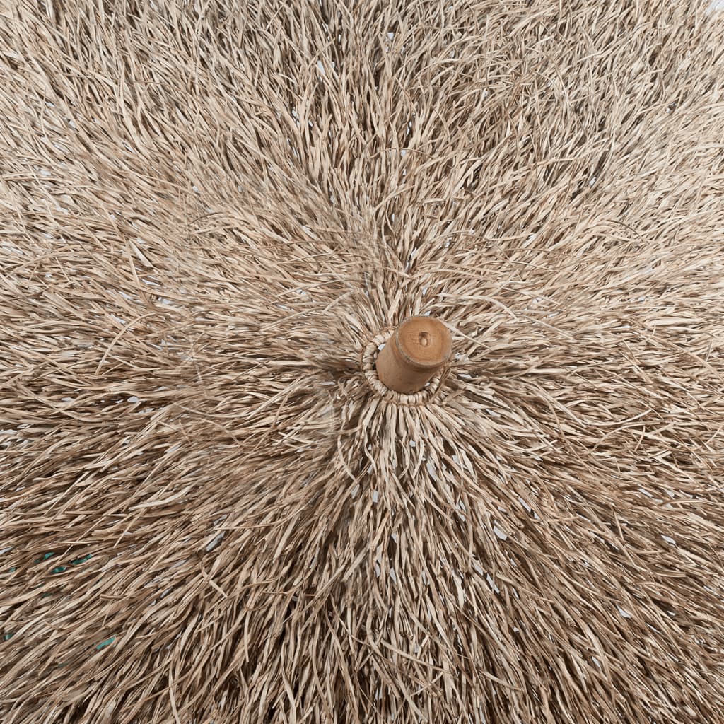 Ombrellone in BambÃƒÂ¹ 270 cm con Parasole in Foglie di Banano