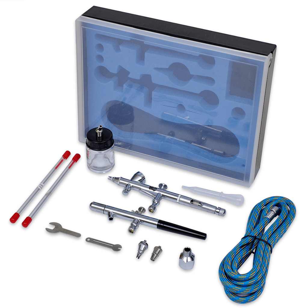 Set Aerografo con 2 Spruzzatori