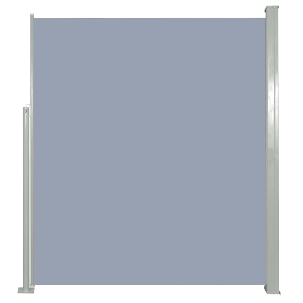 Tenda da Sole Laterale Retrattile 160 x 300 cm Grigio