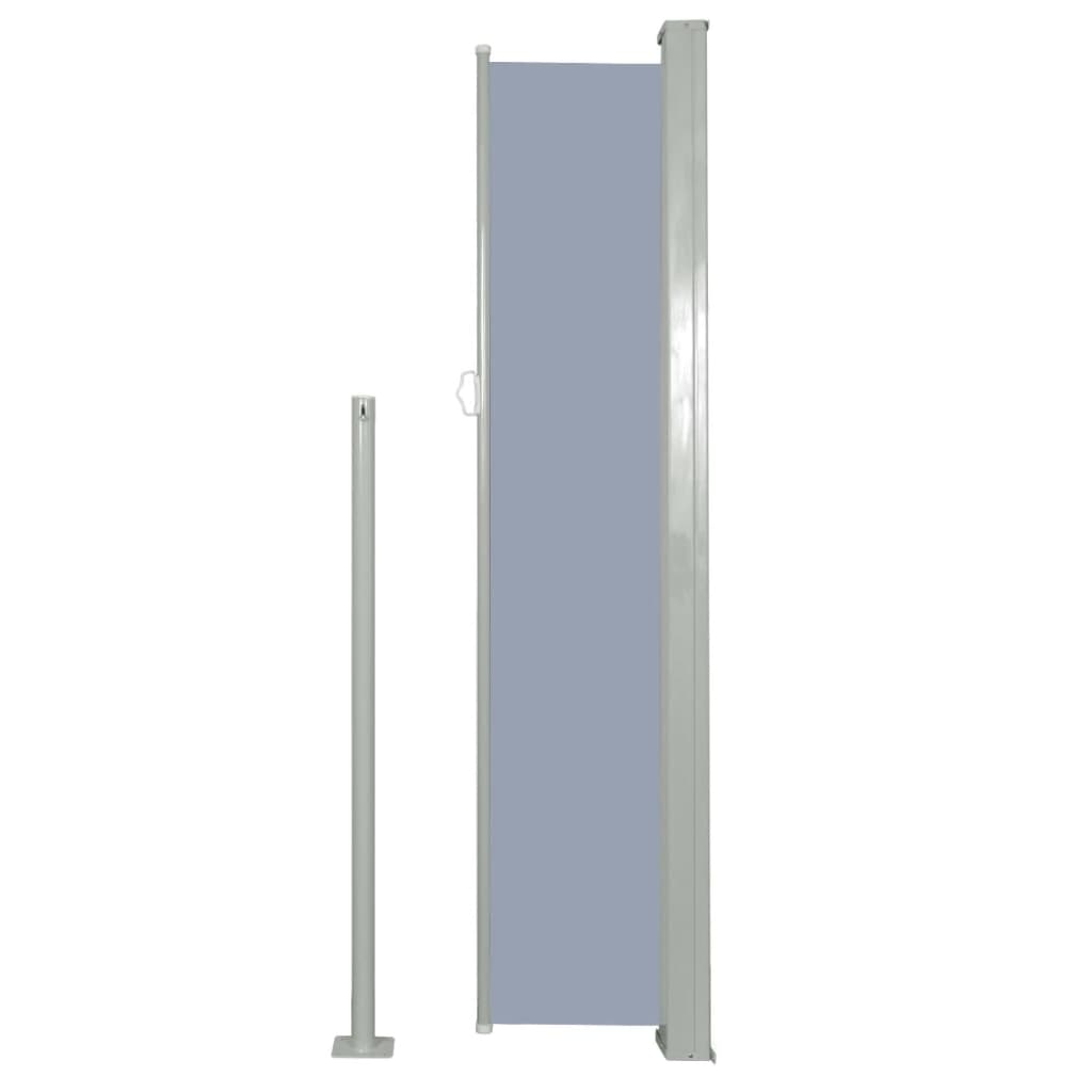 Tenda da Sole Laterale Retrattile 160 x 300 cm Grigio