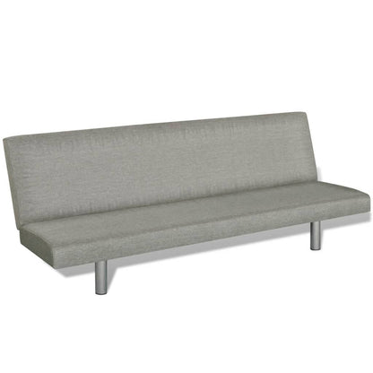 Divano Letto Grigio in Poliestere