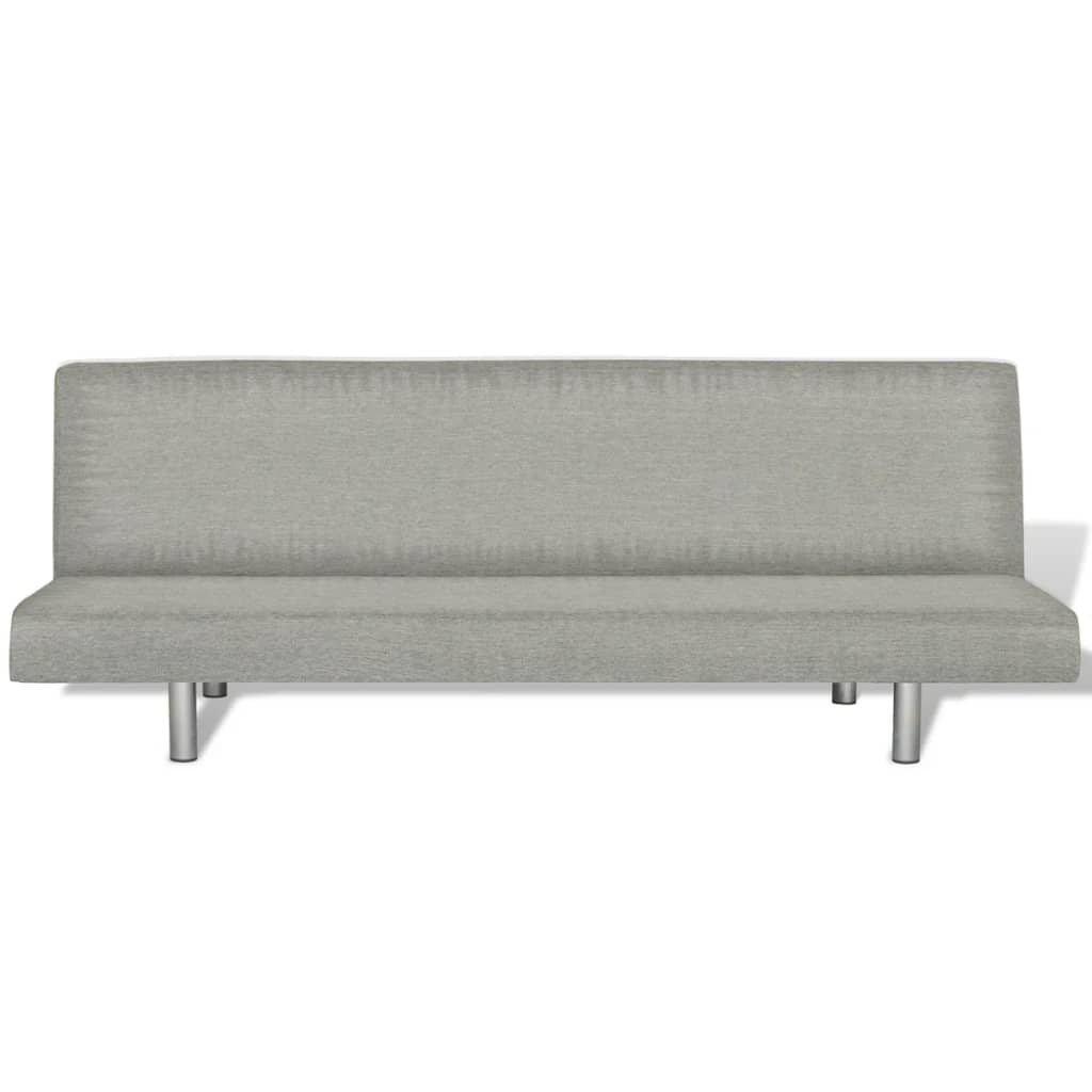 Divano Letto Grigio in Poliestere