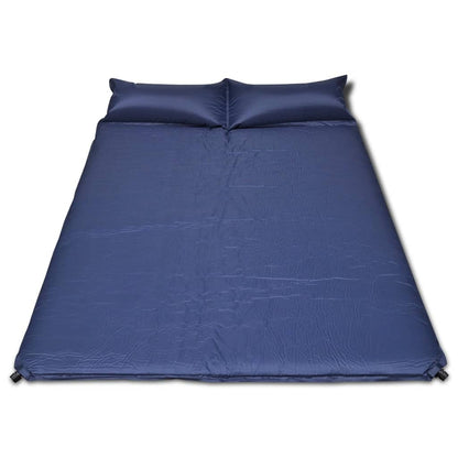 Materasso Autogonfiabile 190 x 130 x 5 cm Nero Doppio