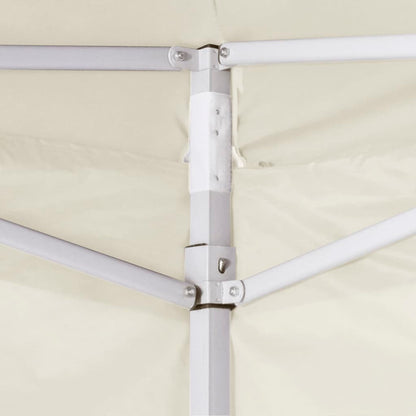 Tenda Pieghevole Crema 3 x 3 m con 4 Pareti