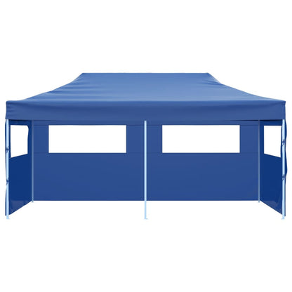 Tenda per Feste Pop-up Pieghevole Blu 3 x 6 m