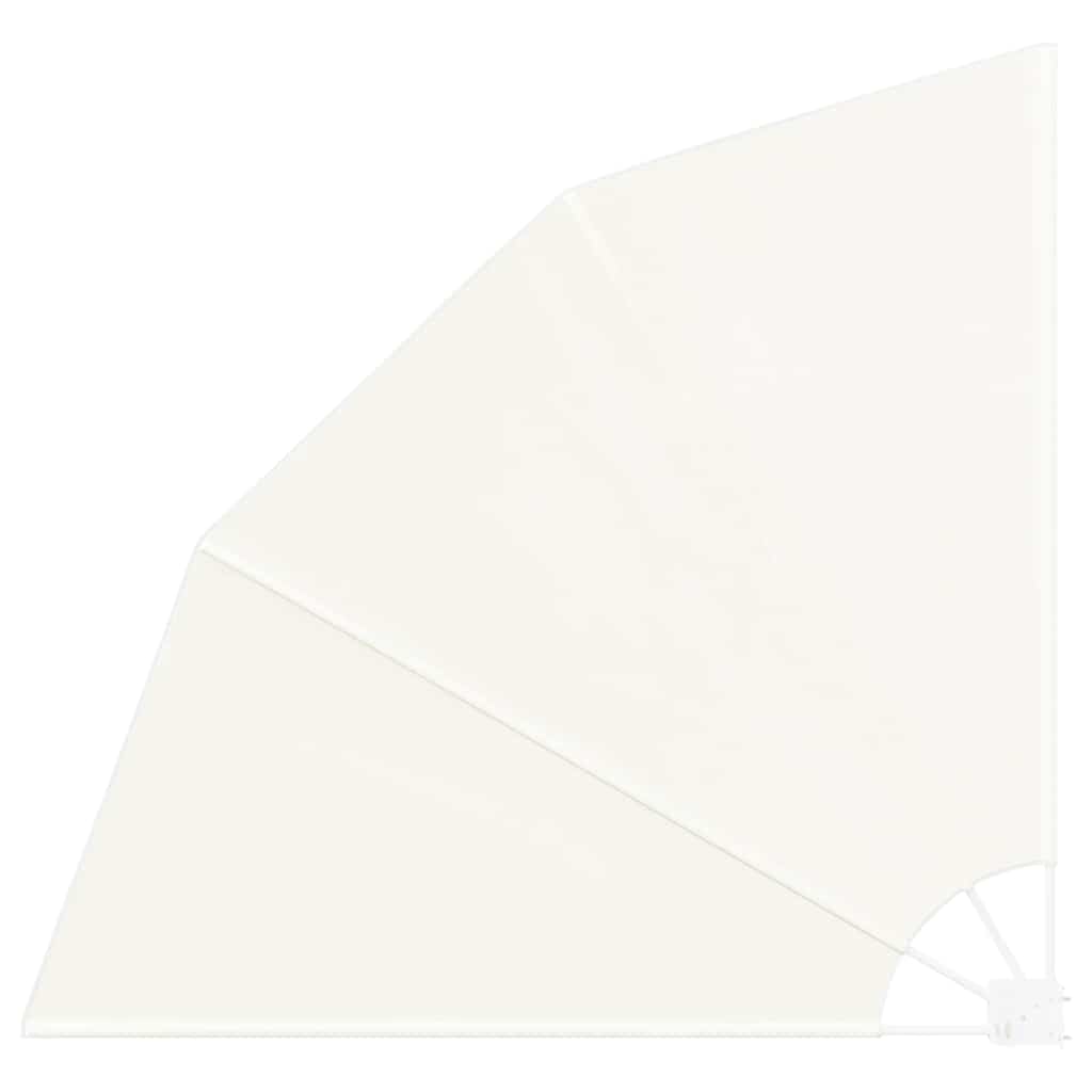 Tenda Laterale per Balcone Pieghevole Crema 210x210 cm