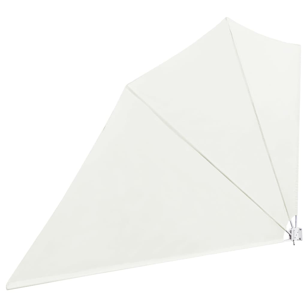 Tenda Laterale per Balcone Pieghevole Crema 160x240 cm