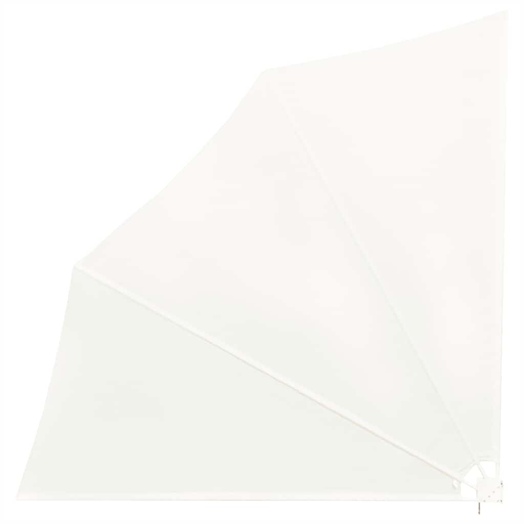 Tenda Laterale per Balcone Pieghevole Crema 140x140 cm