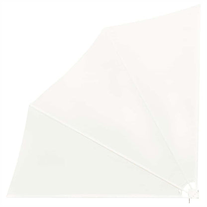 Tenda Laterale per Balcone Pieghevole Crema 140x140 cm