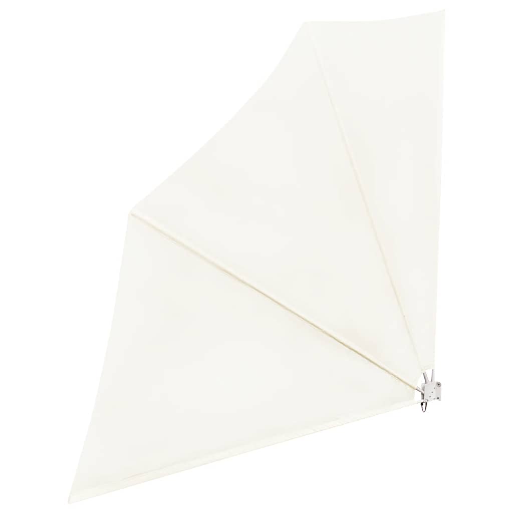 Tenda Laterale per Balcone Pieghevole Crema 140x140 cm