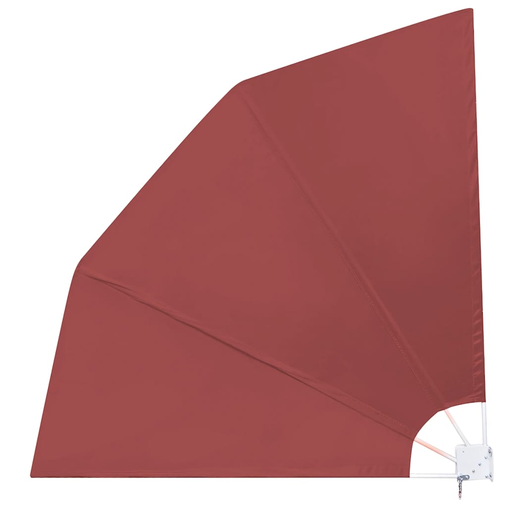 Tenda Laterale per Balcone Pieghevole Terracotta 210x210 cm