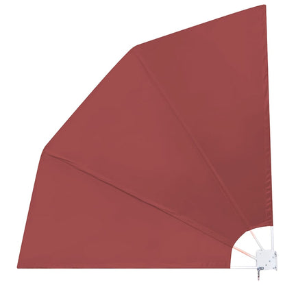 Tenda Laterale per Balcone Pieghevole Terracotta 210x210 cm