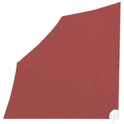 Tenda Laterale per Balcone Pieghevole Terracotta 140x140 cm