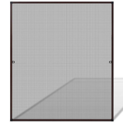 Zanzariera marrone per finestre 130 x 150 cm